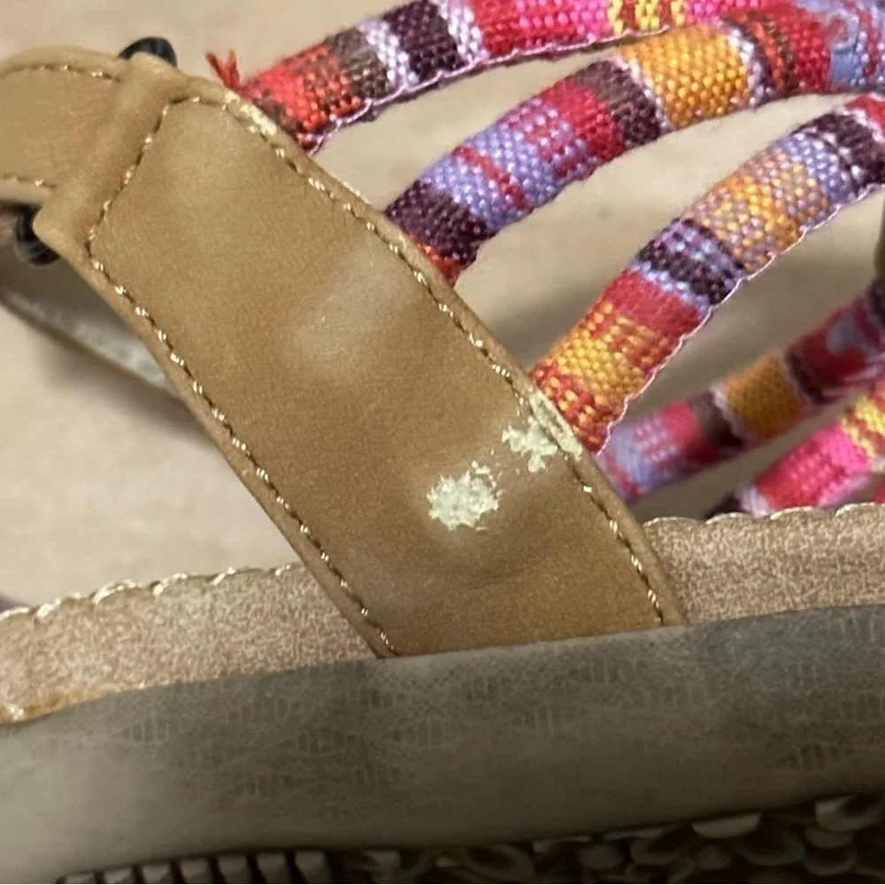 CUTE Boho Volatile little Kids Comfortable Arch Support Sandals Size 12